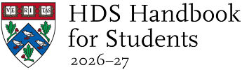 HDS Handbook for Students